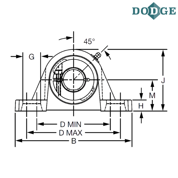 DODGE - P2B-DLH-60M-E