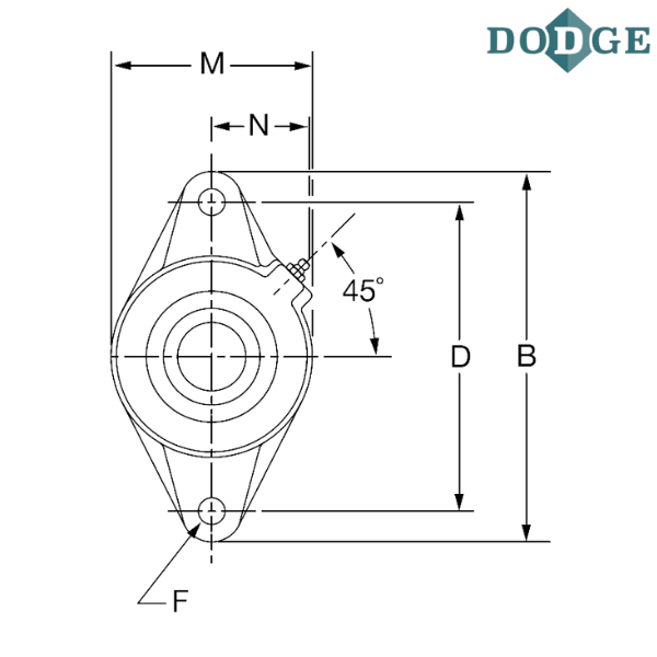 076141 DODGE - F2B-SCMED-100