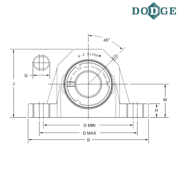 129249 DODGE - P2B-GTUEZ-104S-PCR