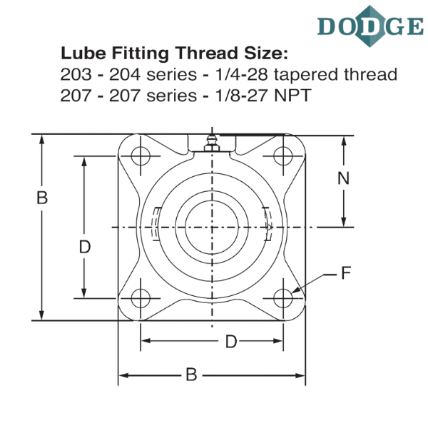 064557 DODGE - F4B-SCM-108-HT