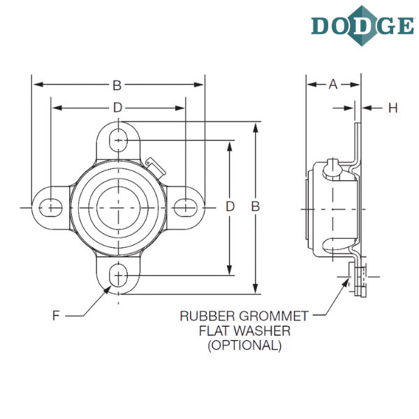 035036 DODGE - F4B-BO-100