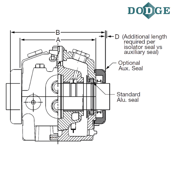 434707 DODGE - 3 15/16 SLEEVEOIL BEARING ISOLATOR
