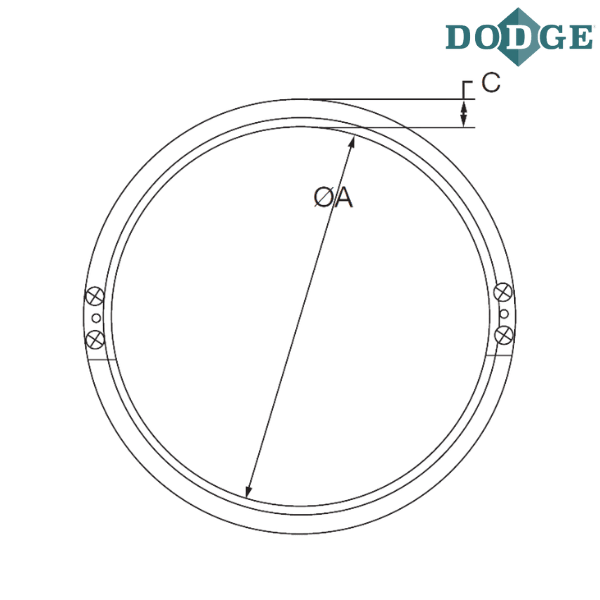 134809 DODGE - #10 RXT OIL RING