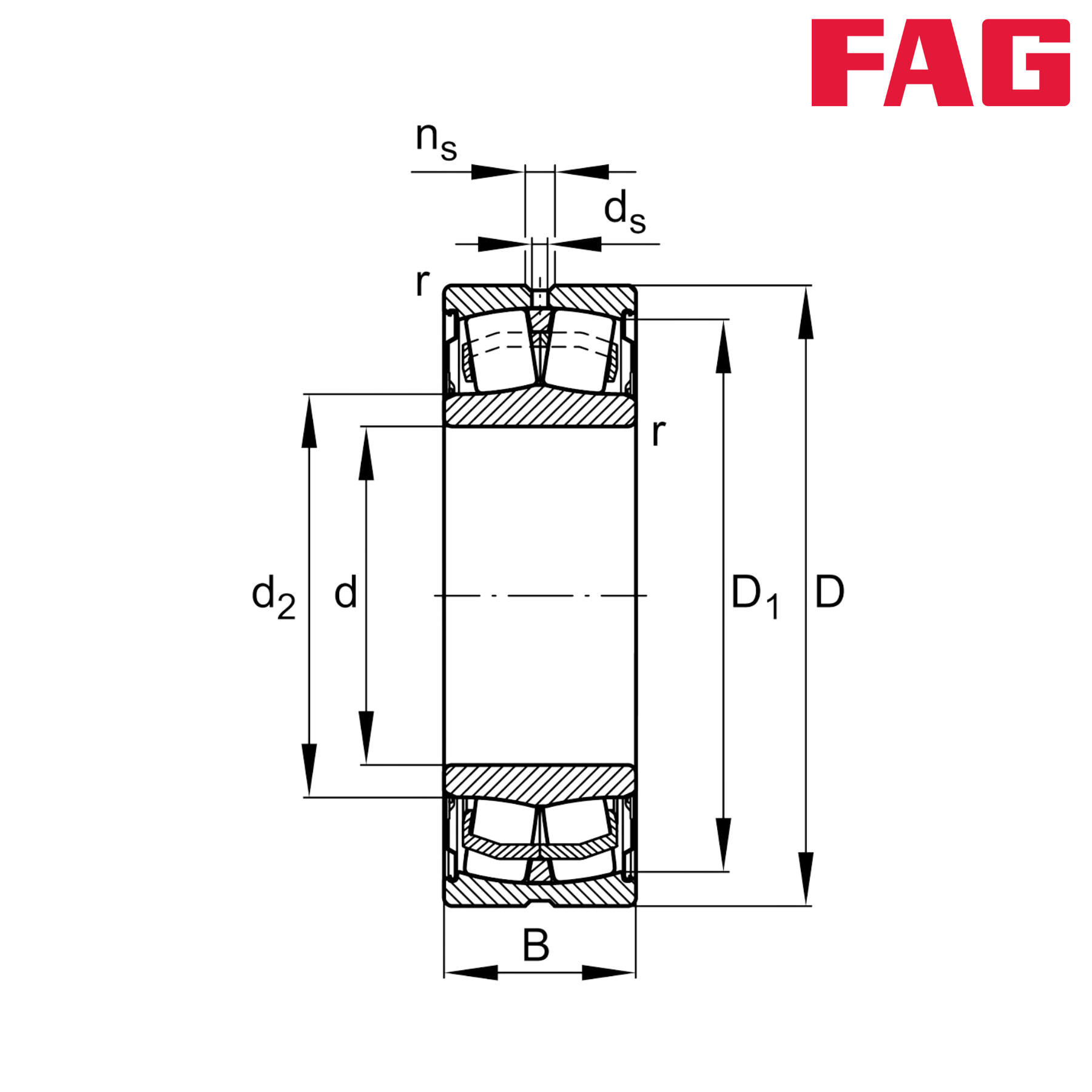WS22217-E1-XL-K-2RSR FAG