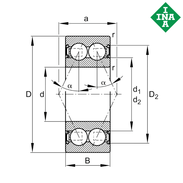 3000 2RS INA
