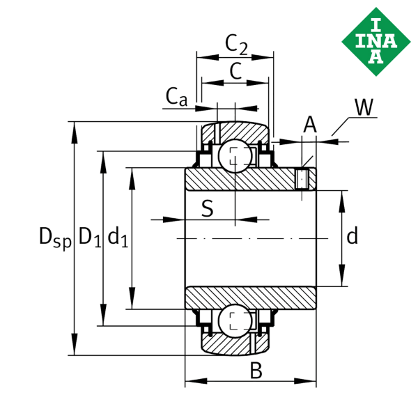 GYE30-KRR-B-VA-HLC INA