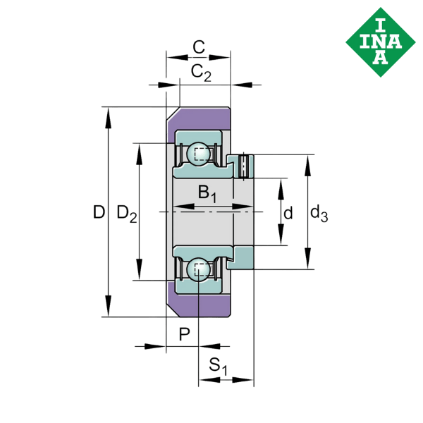 RCRB25/57-XL-FA106 INA