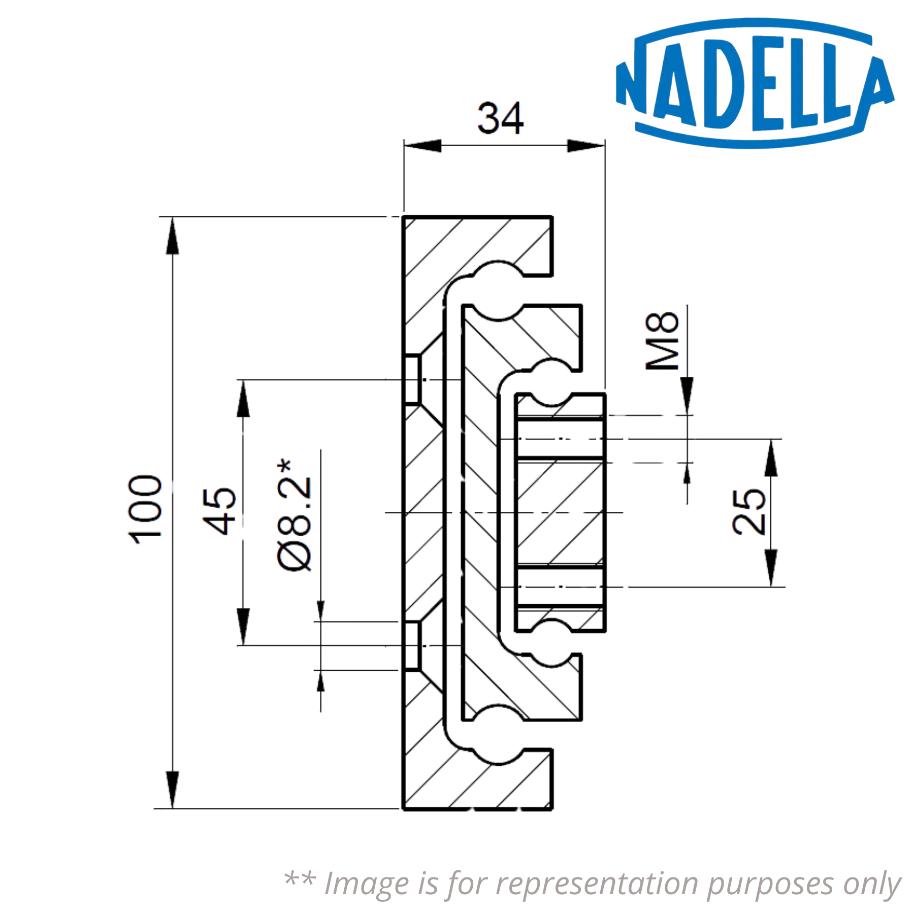 NTV100-34-800 NADELLA