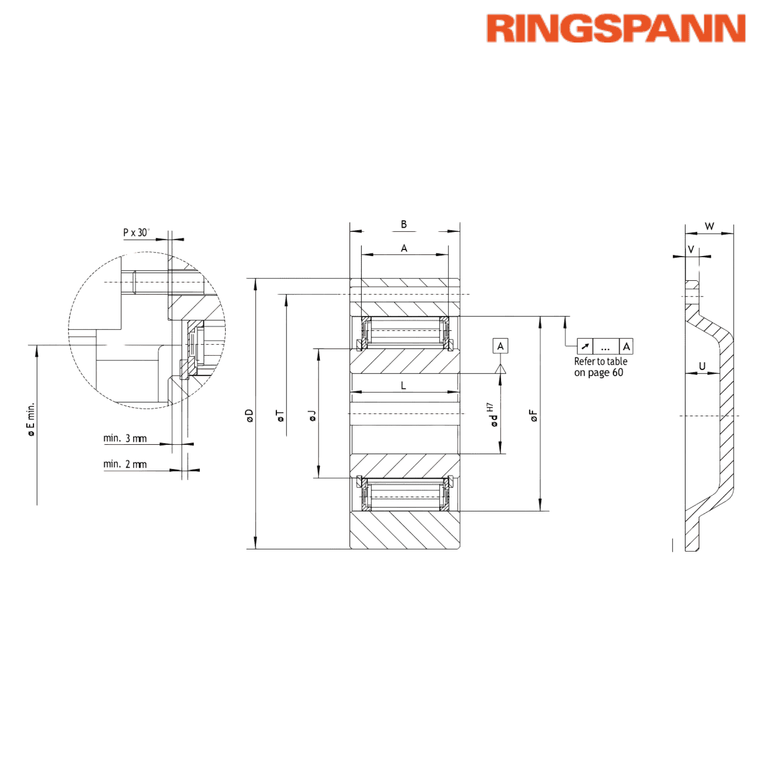 FXM 140 - 50 MX RINGSPANN