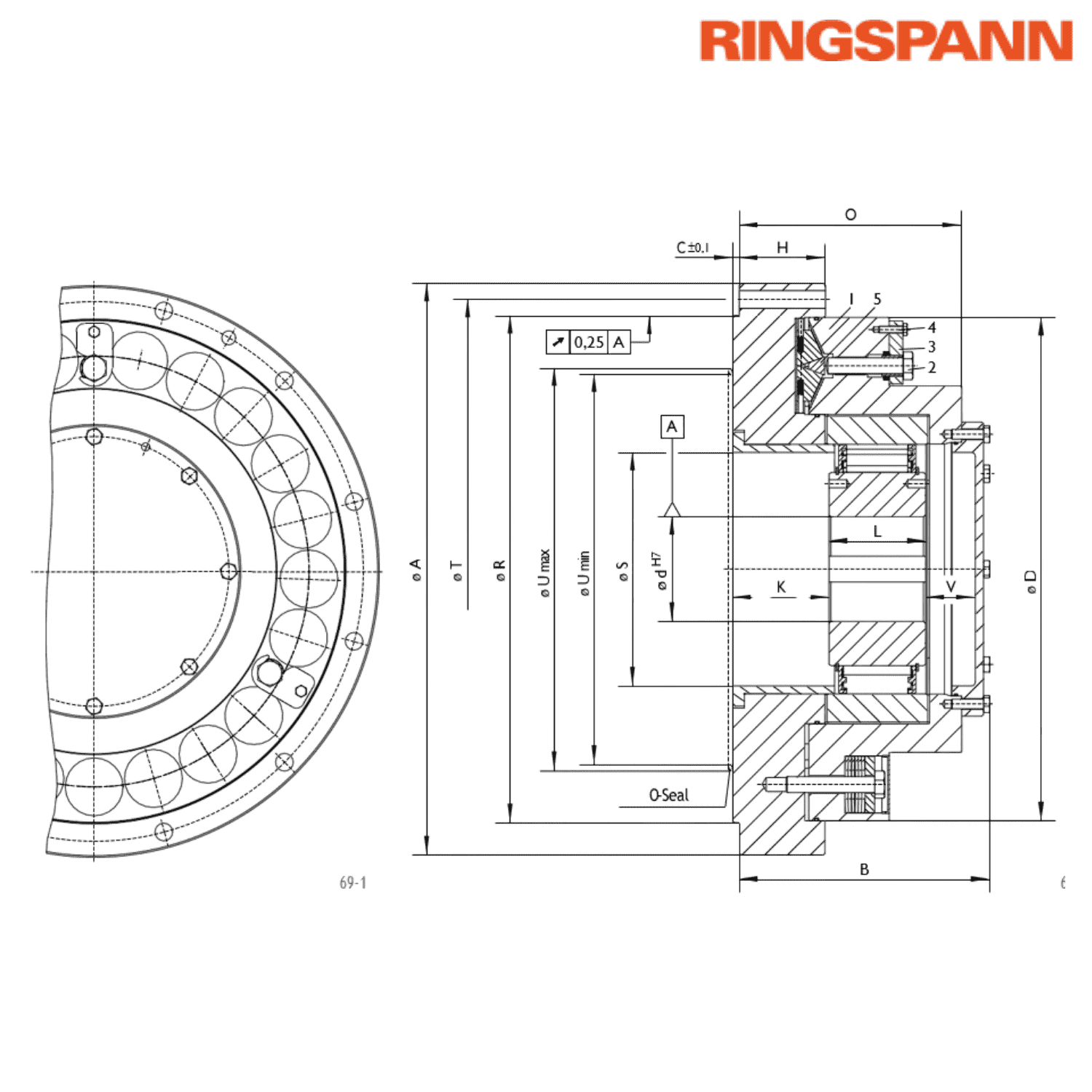 FXRW 170 - 63 MX RINGSPANN