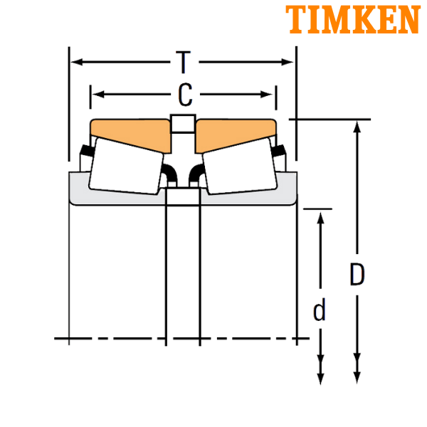 23691/23621 (K143257R/K109519R) TIMKEN