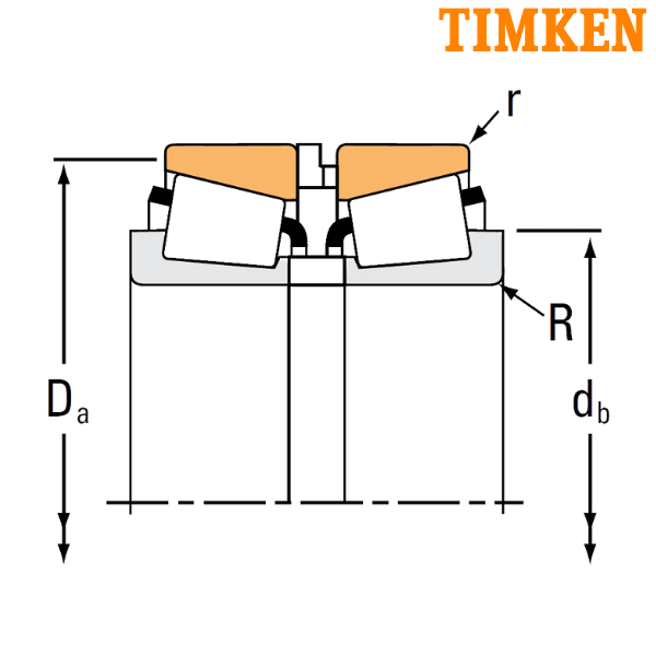 X33216/Y33216 (K161554 / JYH14099R) TIMKEN