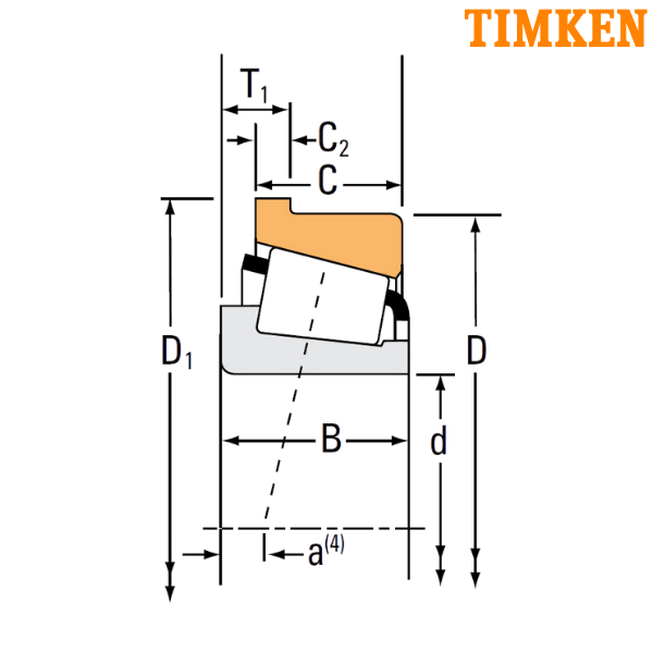 554/552-B TIMKEN