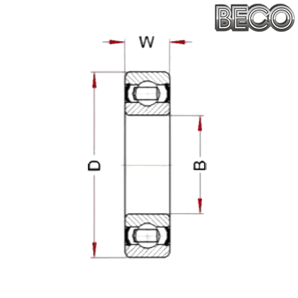 6004 BHTS ZZ GR CG 350° BECO