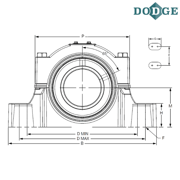 077272 DODGE - P4B-EXL-215R