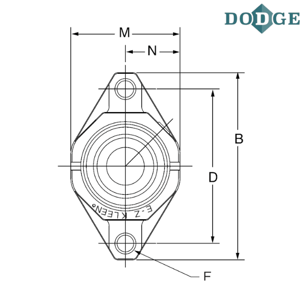 034732 DODGE - F2B-PSEZ-108-P