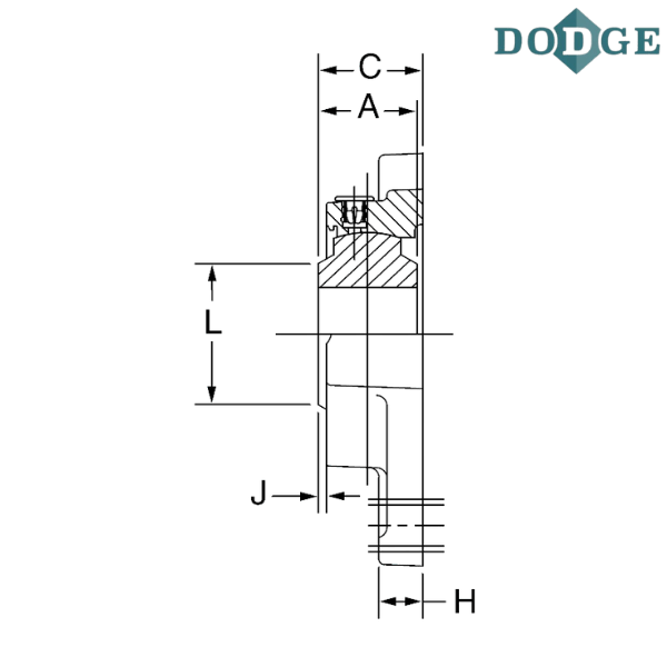 034770 DODGE - F2B-PSEZ-40M-P