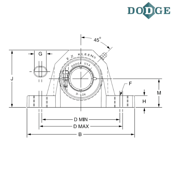 127580 DODGE - P2B-DLUEZ-103-PCR