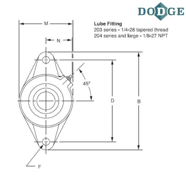 054203 DODGE - F2B-SC-108-HT