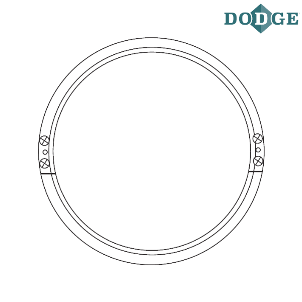 135724 DODGE - NO. 412 TRAPEZOIDAL OIL RING