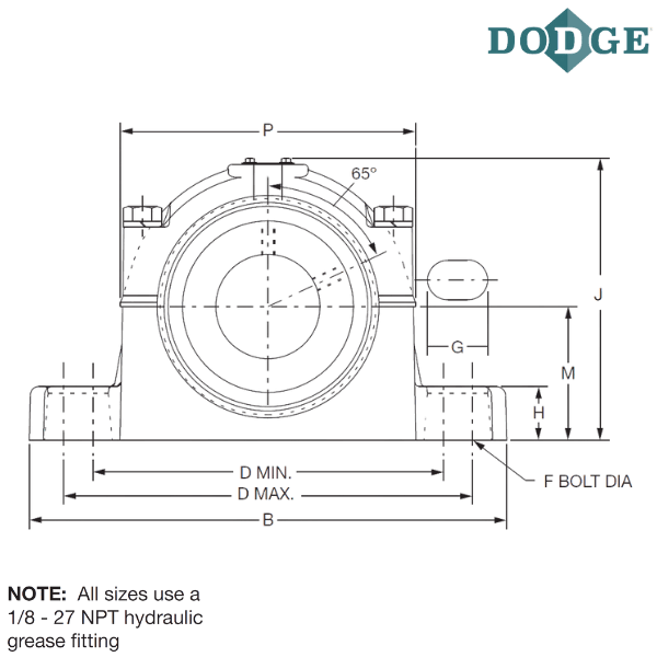 037580 DODGE - P2B-509-TAF-107-R