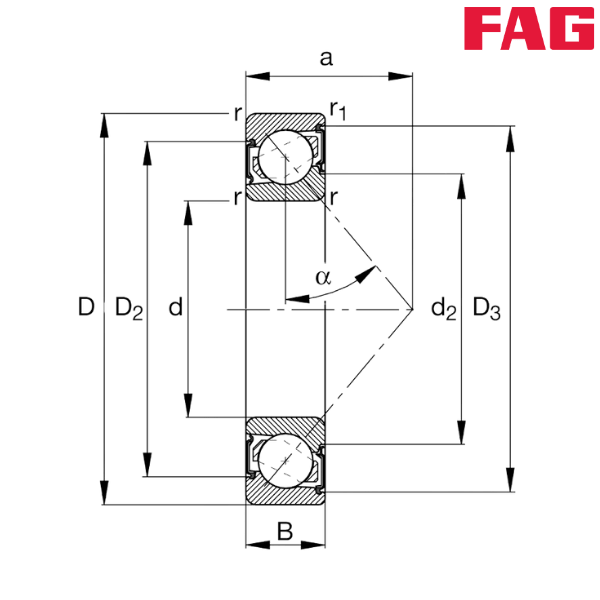 7201-B-XL-2RS-TVP FAG
