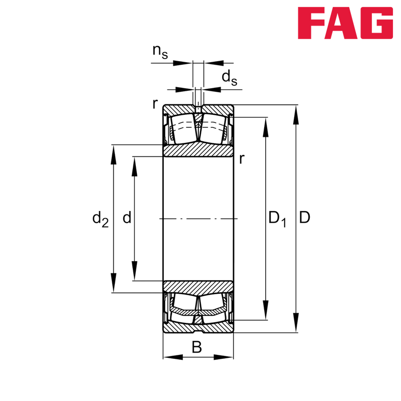 WS22216-E1-XL-K-2RSR FAG