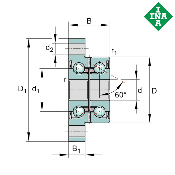 ZKLFA1563-2RS INA