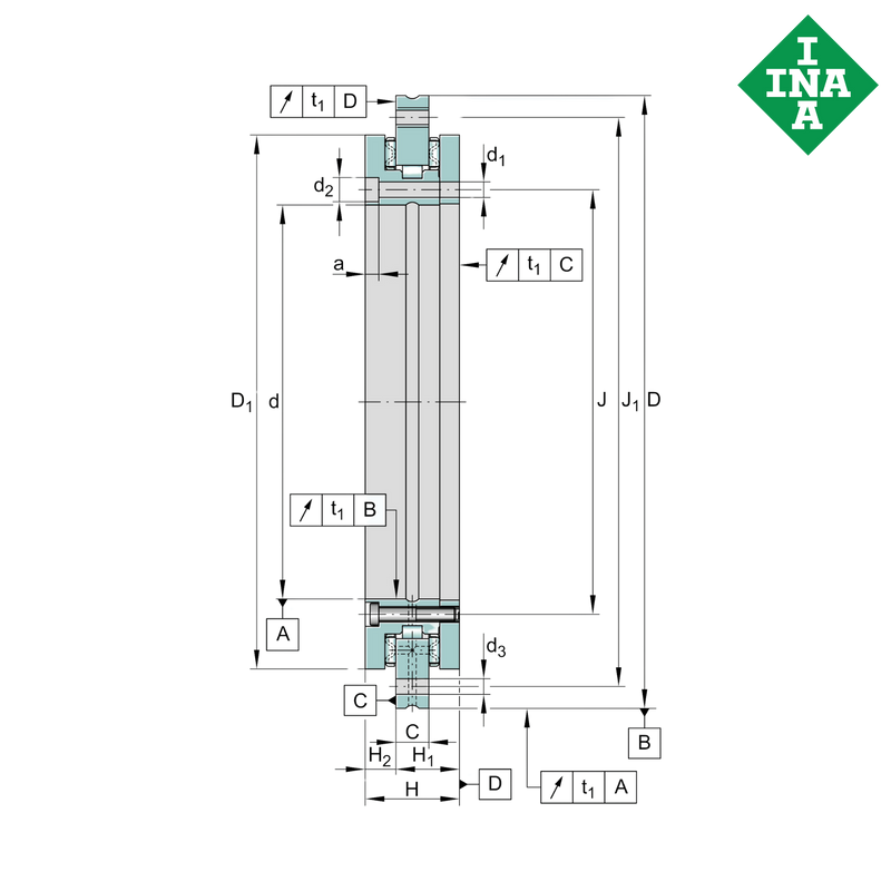 YRTC120-XL-PRL50 INA