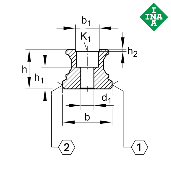 TKVD25-U-G3-235-27,5/27,5 INA