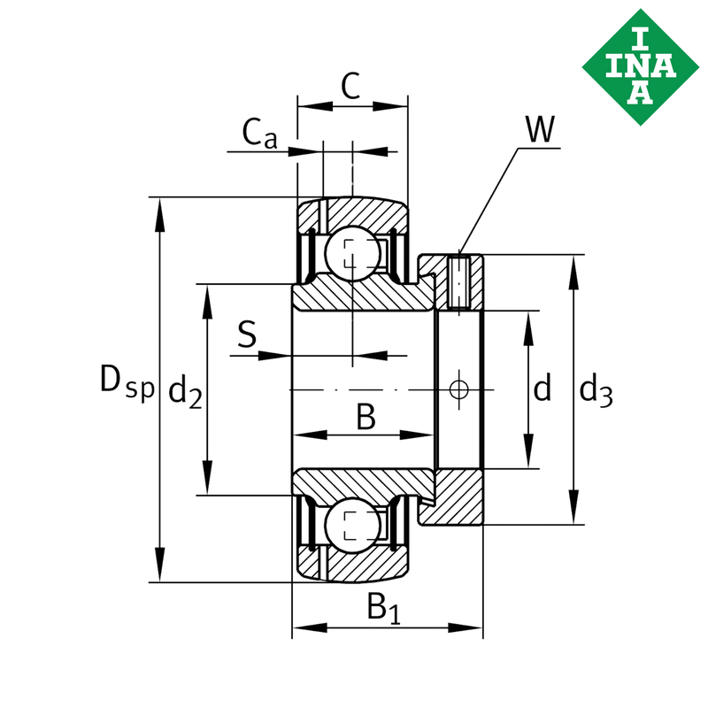 GRAE40-NPP-B-FA107/125.5 INA