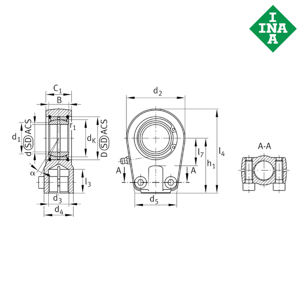 GIHR-K40DOB INA