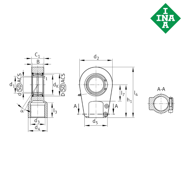 GIHRK20-UK-2RS INA