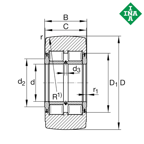 NNTR55X140X70-2ZL INA