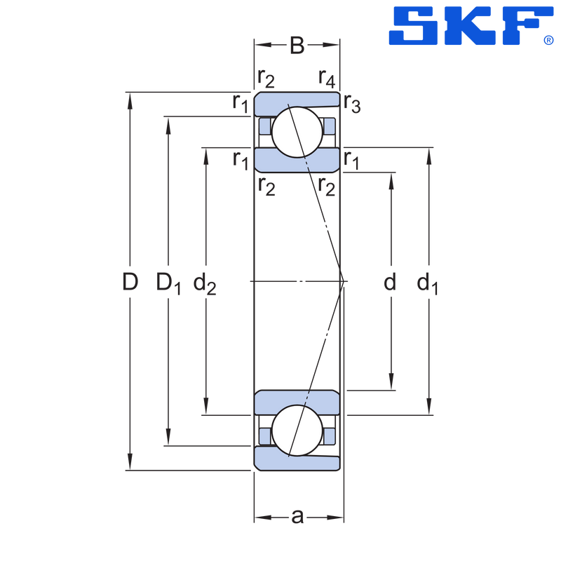 7017 ACB/P4A SKF