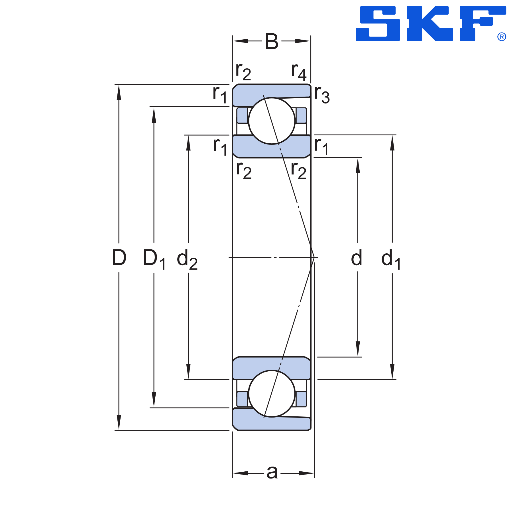 7008 CB/HCP4A SKF