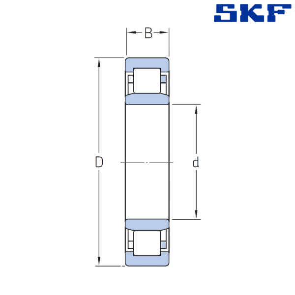 NU 318 ECM/C4VA301 SKF