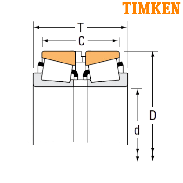 JLM714149/JLM714110 (LM714149XB / LM714110ES) TIMKEN