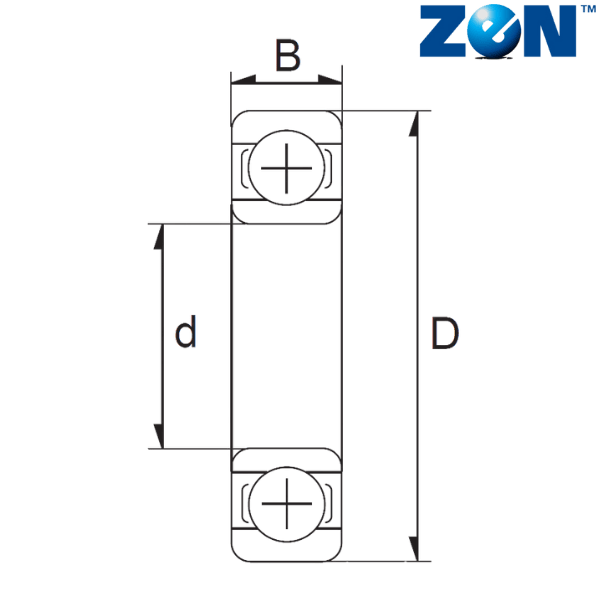 S6202-2RS-CB ZEN