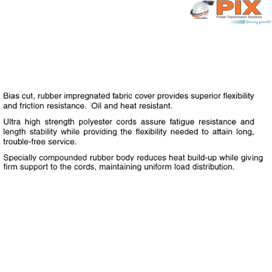 PIX XPB 4750 Cogged V-Belt
