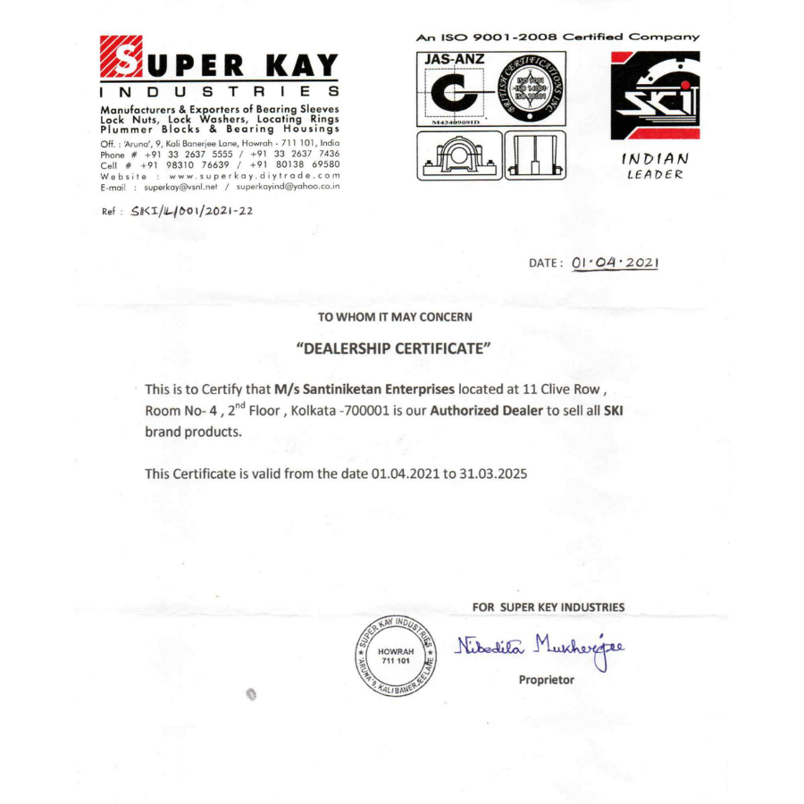 SKI H/HE 3044 Adapter Sleeves With Lock Nut And Lock Washer