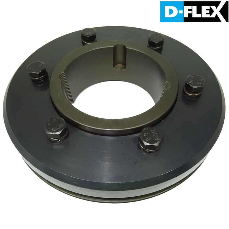 DFTC 250 F/H Flange Tapered Bush Type Tyre Coupling With Finish Bore