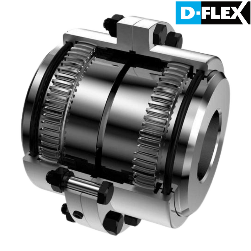 DFGC-12 Full Flexible Gear Coupling With Pilot Bore